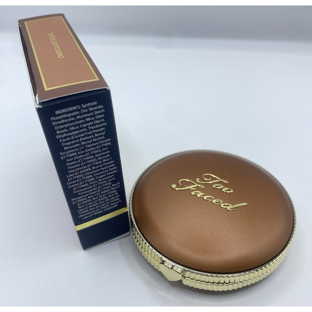 Too Faced Chocolate Soleil Matte Blurring Bronzer Chocolate Soleil 8g/0.28oz NEW - Picture 7 of 11